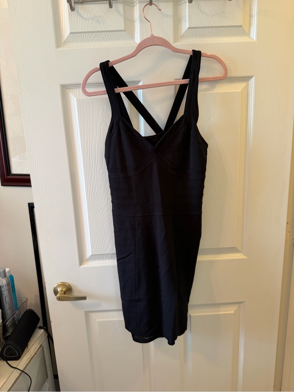 Express Black Mini Bodycon Dress